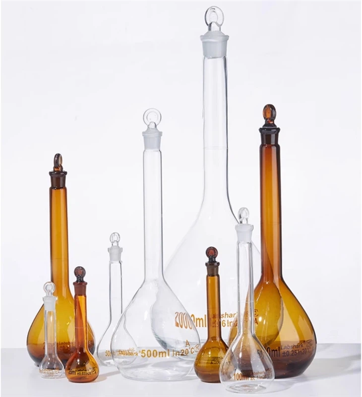 BKMAM Wholesale Premium Quality 250ml Borosilicate Glass Volumetric Flask Reliable Laboratory Supply At Competitive Price