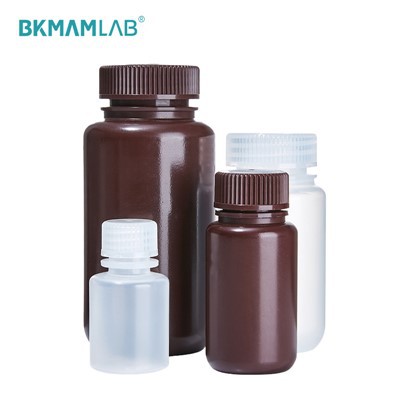 Segondè kalite Brown reyaktif laboratwa syans boutèy plastik