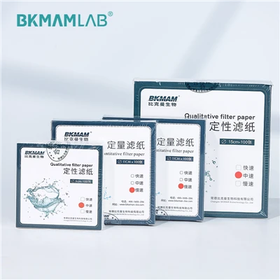 Laboratwa Consommables 15cm 18cm 25cm Papye filtre