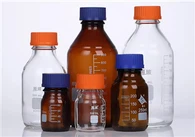 Wholesale 100ml 250ml 500ml 1000ml pharmaceutique medikal medya segondè boutèy reyaktif vè borosilikat